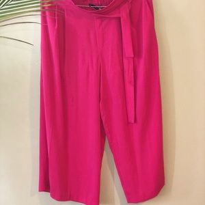 Zara Trafaluc Rose Pink Culottes